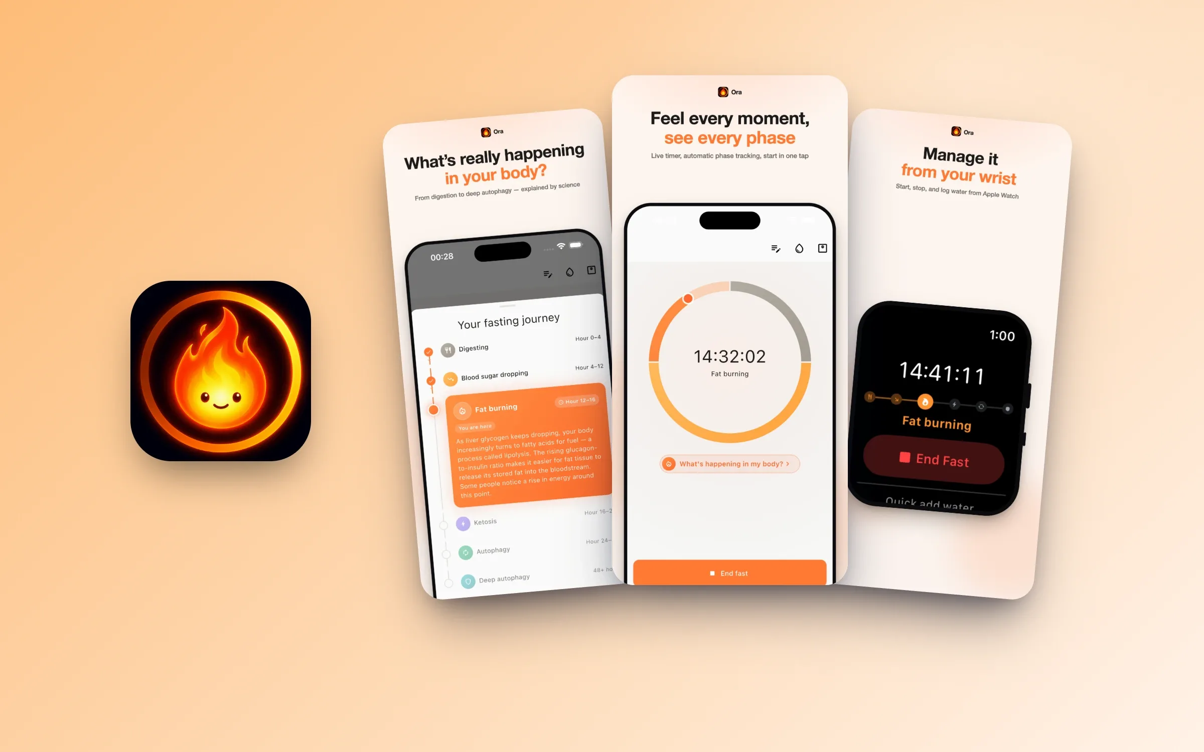 Ora: Apple Watch destekli aralıklı oruç uygulaması (iOS)