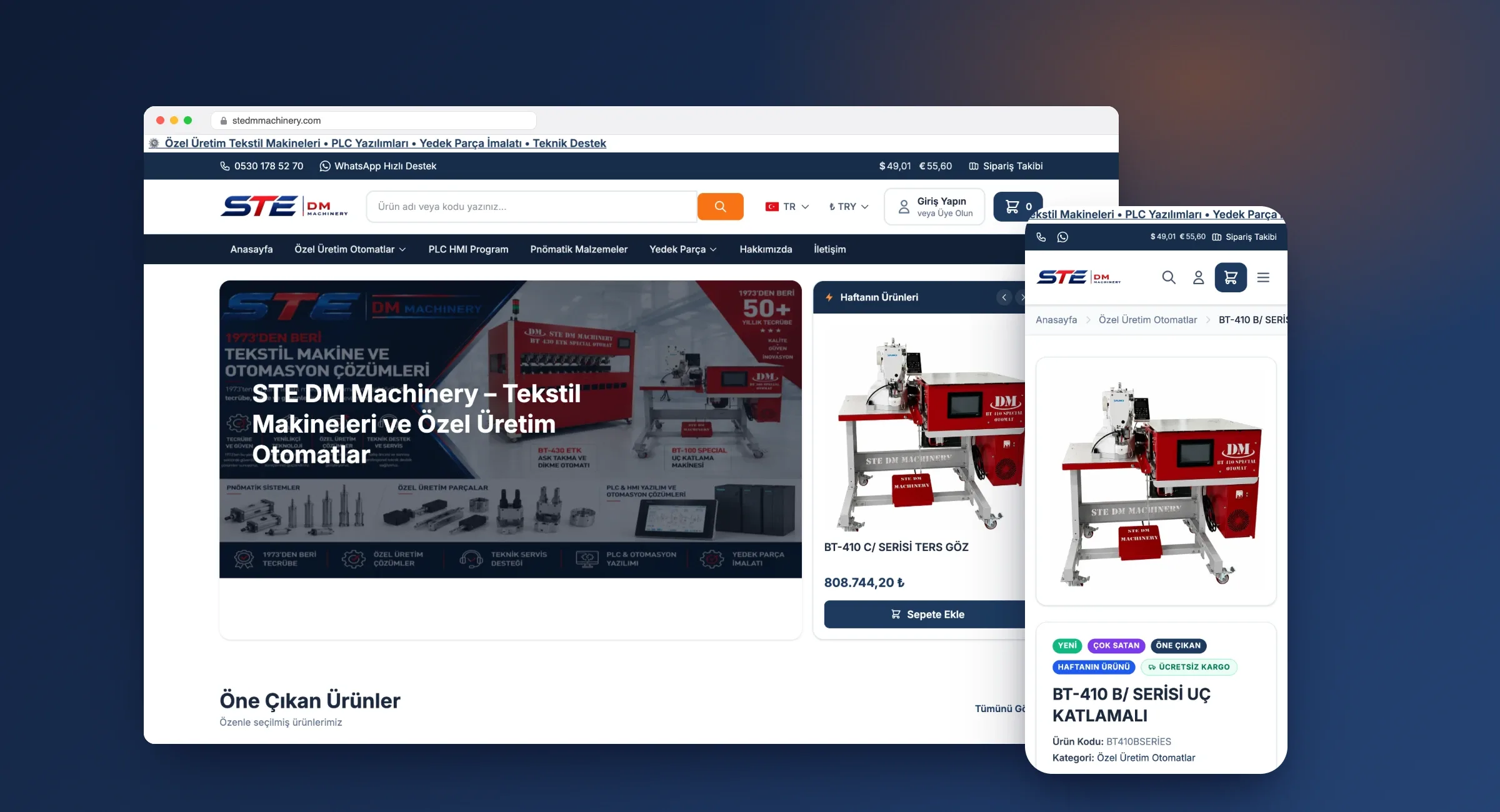 E-Ticaret Sitesi